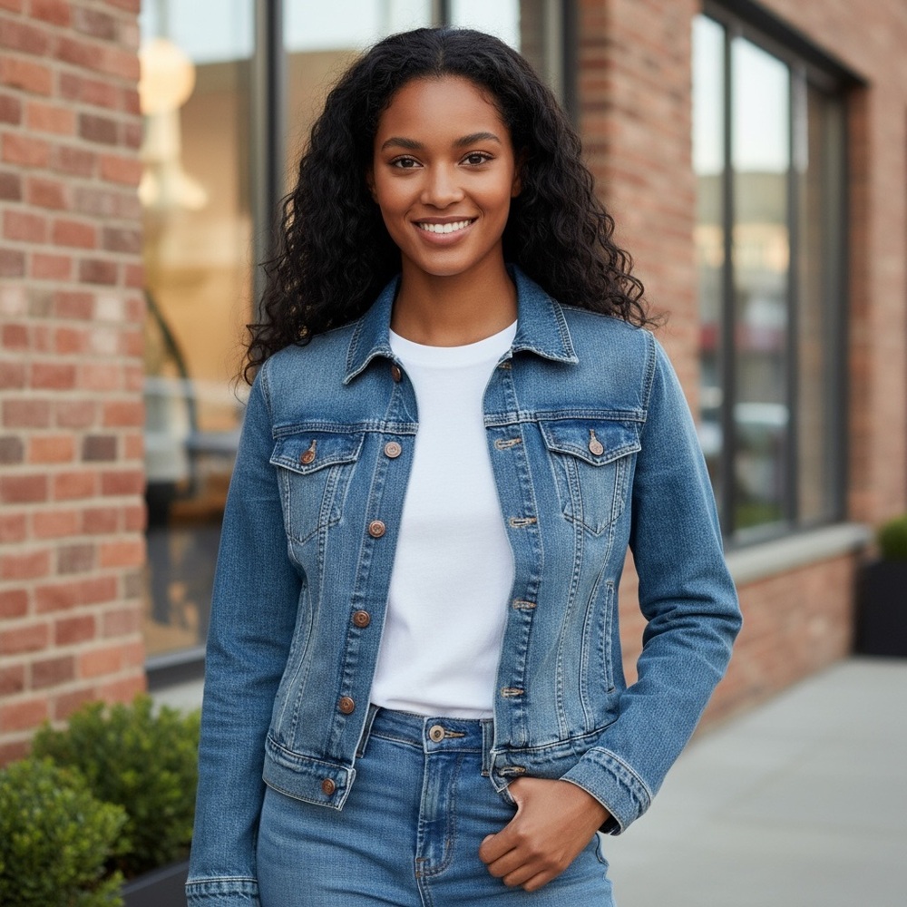 Madewell Denim Jean Jacket Size Large